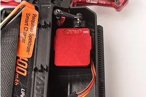 GPM Red Aluminium Servo Mount/Radio Deck image 91091