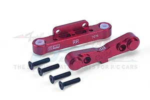 GPM Red Aluminium Rear Lower Suspension Mounts 2Pcs MAK009N-R