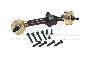 GPM SCX10 Pro Black Aluminium & Brass Front Differential/Axle Housing image 91165