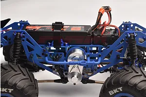 GPM Silver Aluminium Large Battery Tray w ESC & Receiver Mount image 91181