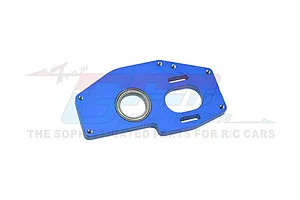 GPM Blue Aluminium Centre Diff Motor Mounting Plate image 91189