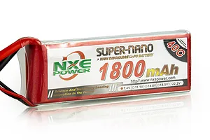 NXE 7.4V 1800mAh 40C Soft Case LiPo Battery image 91228