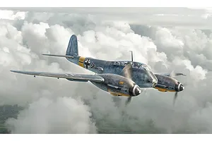 Italeri 1/72 Me-410 A-1 “Hornisse” Scaled Plastic Model Kit image 91244