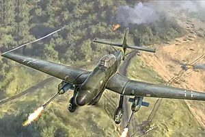 Italeri 1/48 Junker Ju-87 G-1 Scaled Plastic Model Kit image 91245