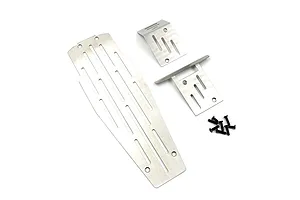 Yeah Racing 1/10 Stainless Steel Chassis Skid Plate Set image 91384