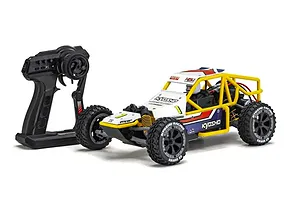 Kyosho Sandmaster 2.0 RC Buggy Electric 2WD 1/10 Scale RTR - White/Blue image 91426