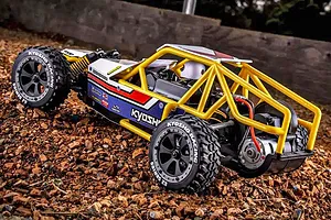 Kyosho Sandmaster 2.0 RC Buggy Electric 2WD 1/10 Scale RTR - White/Blue image 91430