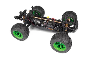 Maverick Quantum2 MT Flux RC Stadium Truck Electric Brushless 4WD 1/10 Scale RTR - Green image 91506