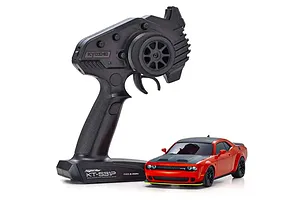 Kyosho Mini-Z Dodge Challenger SRT Hellcat Redeye RC Drift Car Electric AWD RTR - Red image 91577