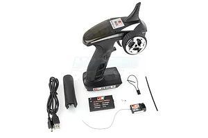 FlySky FS-GT2B 2.4Ghz 3ch Radio w/ FS-GR3E Receiver image 9159