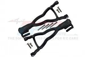 GPM Black Aluminium Rear Lower Suspension Arms 2Pcs w/ Pins