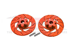 GPM Orange Aluminium +3mm Brake Disc Wheel Hex 2Pcs image 91734