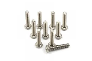 Yeah Racing Titanium 3x16mm Fine Thread Button Head Screws 10Pcs
