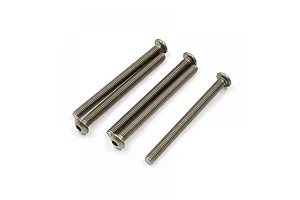 Yeah Racing Titanium 3x36mm Fine Thread Button Head Screws 5Pcs