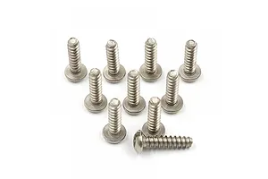 Yeah Racing Titanium 3x12mm Coarse Thread Button Head Screws 10Pcs