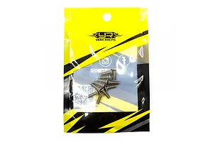 Yeah Racing Titanium 3x10mm Fine Thread Button Head Screws 10Pcs image 2