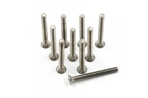 Yeah Racing Titanium 3x28mm Fine Thread Countersunk Head Screws 10Pcs