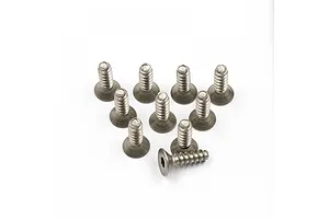 Yeah Racing Titanium 3x10mm Coarse Thread Countersunk Head Screws 10Pcs image 91979