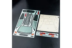 MST 1/10 Honda Civic EG6 Unpainted Body Shell - Clear image 92252