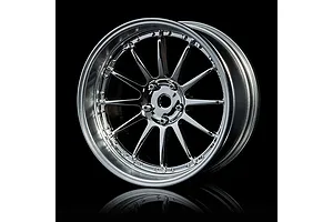 MST 1.9" 21 Off-Set Changeable Flat Silver/Silver Rims 4Pcs