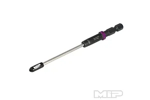 MIP 3/32 inch G2 hex driver tip with a black handle base, purple anodized ring, and silver shaft against a white background.