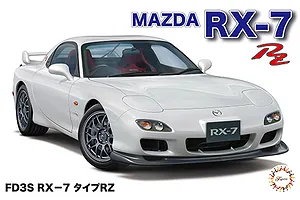 Fujimi 1/24 2000 Mazda FD3S RX-7 Type RZ Scaled Plastic Model Kit image 92565