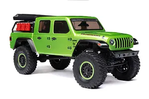 Axial SCX24 Jeep Gladiator RC Rock Crawler Electric 4WD 1/24 Scale RTR - Green image 92980
