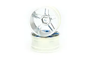 HSP 1.9" Blue Chrome On Road Rims 2Pcs image 9305