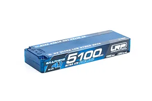 LRP 7.6V 5100mAh 135C HV LCG Hard Case LiPo Battery image 93255