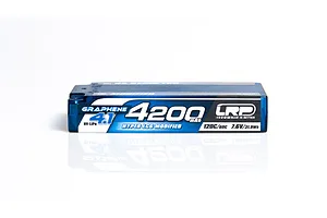 LRP 7.6V 4200mAh 120C HV LCG Hard Case LiPo Battery image 93261