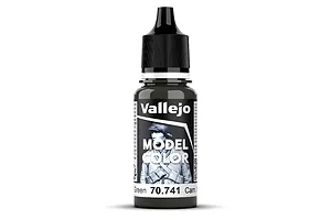 Vallejo Model Color Cam Black Green Matte Acrylic Paint 18ml