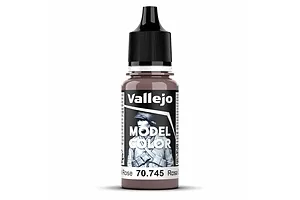 Vallejo Model Colour Dark Rose Matte Acrylic Paint 18ml image 93403