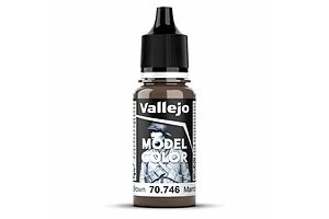 Vallejo Model Colour Chestnut Brown Matte Acrylic Paint 18ml