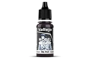 Vallejo Model Colour Black Violet Matte Acrylic Paint 18ml