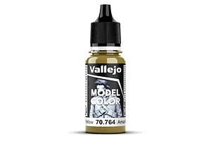 Vallejo Model Colour Military Yellow Matte Acrylic Paint 18ml