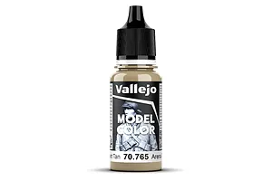 Vallejo Model Colour Desert Tan Matte Acrylic Paint 18ml image 93423
