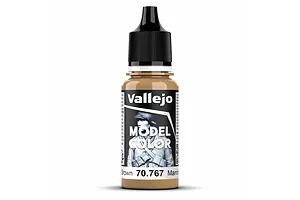 Vallejo Model Colour Desert Brown Matte Acrylic Paint 18ml image 93425