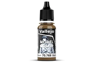 Vallejo Model Colour Mustard Brown Matte Acrylic Paint 18ml