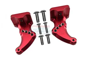GPM Racing Red Aluminium Rear Wing Mounts 2Pcs image 93460