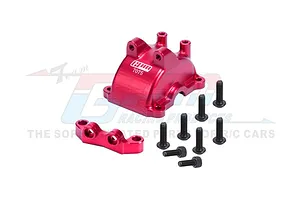 GPM Racing Red Gearbox Cover & Upper Arm Stabilizer image 93475