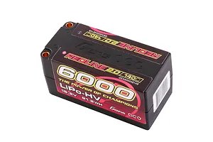 Gens Ace Redline 2.0 15.2V 6000mAh 140C HV Short Hard Case LiPo Battery image 93576