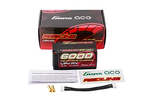 Gens Ace Redline 2.0 15.2V 6000mAh 140C HV Short Hard Case LiPo Battery image 93577