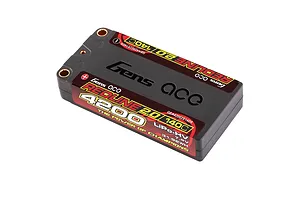 Gens Ace Redline 2.0 7.6V 4200mAh 140C HV Short Hard Case LiPo Battery image 93586