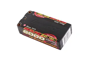Gens Ace Redline 2.0 7.6V 6000mAh 140C HV Short Hard Case 2S2P LiPo Battery image 93596