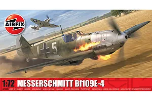 Airfix 1/76 Messerschmitt Bf109E-4 Fighter Scaled Plastic Model Kit