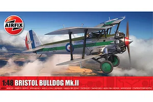 Airfix 1/48 Bristol Bulldog Mk.II Fighter Scaled Plastic Model Kit