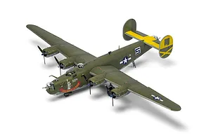 Airfix 1/72 Consolidated B-24H Liberator Bomber Scaled Plastic Model Kit image 93807