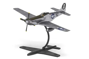 Airfix 1/72 North American P-51D Mustang	Fighter Scaled Plastic Model Starter Kit