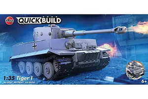 Airfix 1/35 Quickbuild Tiger 1 Tank Scaled Plastic Model Kit