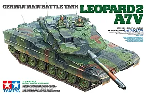 Tamiya 1/35 Leopard 2 A7V Tank Scaled Plastic Model Kit image 93844